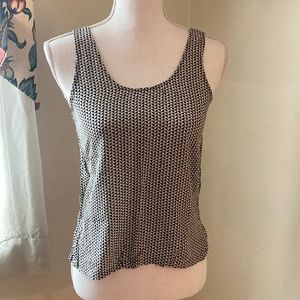 Madewell Black and White Shell